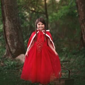 Trisch Skully Red Riding Hood Dress Size 2